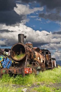 Locomotora abandonada