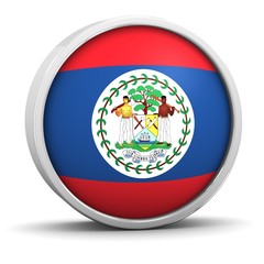 Obraz premium Belizean flag