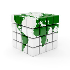 Obraz premium Earth Cube
