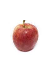 Fototapeta na wymiar Fresh red apple isolated on a white background