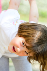 Naklejka premium Little girl portrait