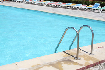 Swimming pool entrance