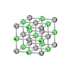 Molecular crystal lattice