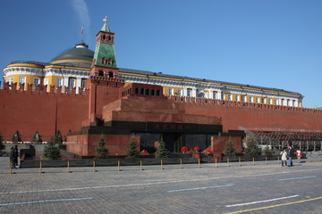 Russia, Moscow, Red Square. Mausoleum.