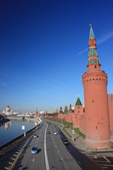 Fototapeta premium Russia, Moscow, Kremlin Embankment.