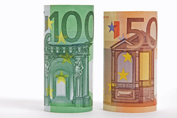 banknoty euro - obrazy, fototapety, plakaty