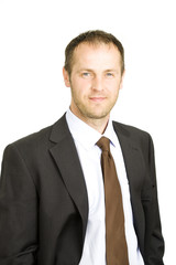 Young handsome businessman