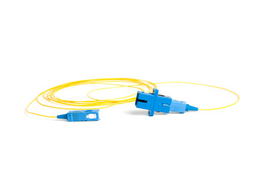 Fiber-optic connectors.