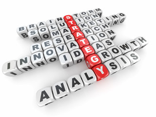 Conceptual image of strategy.