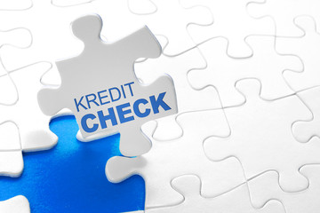 Fototapeta premium Kreditcheck