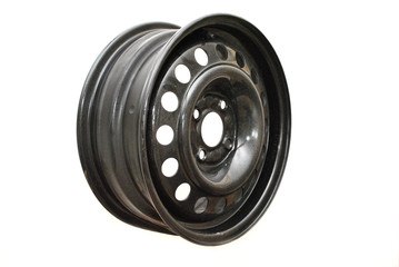 Steel wheel rim