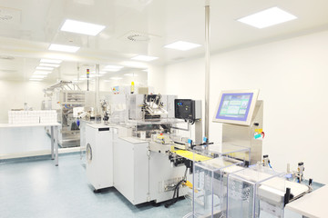 medical factory and production indoor