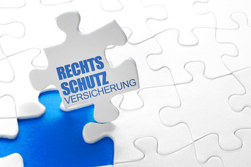 Fototapeta premium Rechtsschutzversicherung