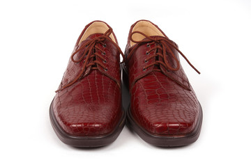 Male brown shoes