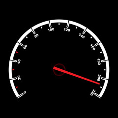 speedometer vector