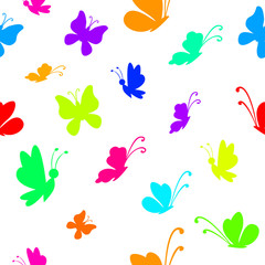 Naklejka premium Background, butterflies