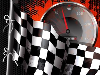 Speed racing background