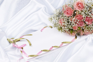 Beautiful bouquet and card for your text