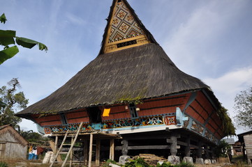 traditional batak house, Berastagi, Sumatra © ale65