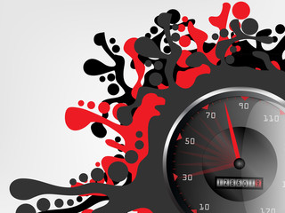 Abstract racing background
