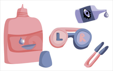 vector set of medical icons