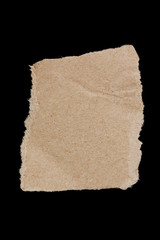 Brown paper, A piece of brown paper showing texture.