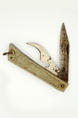 Old rusty pocket knife