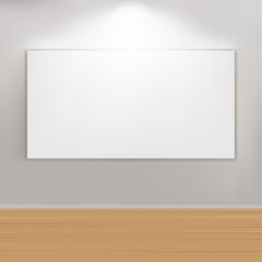 Empty Paintings Frame On Wall