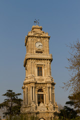 Fototapeta na wymiar Dolmabahce Clock Tower