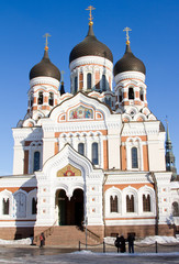 Fototapeta na wymiar Nevsky Cathedral (Tallinn)