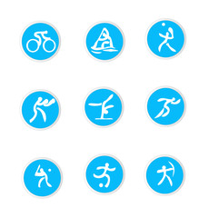 Fototapeta premium sports icons
