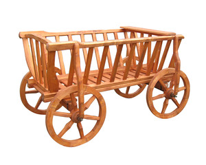 Fototapeta na wymiar Wooden carriage
