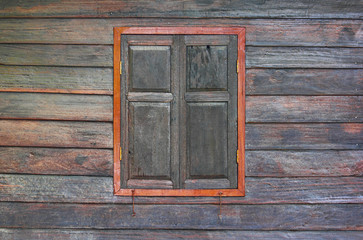 old wood window