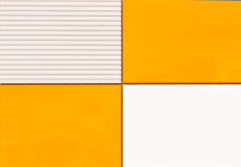 Orange and white walls  background texture