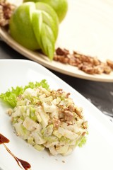 Salad from green apples