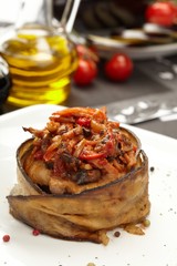 Stuffed eggplant