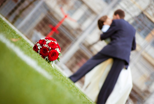 wedding kiss
