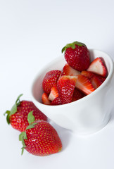 Erdbeeren in der Schale