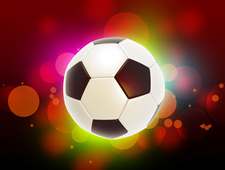 Naklejka premium a soccer ball