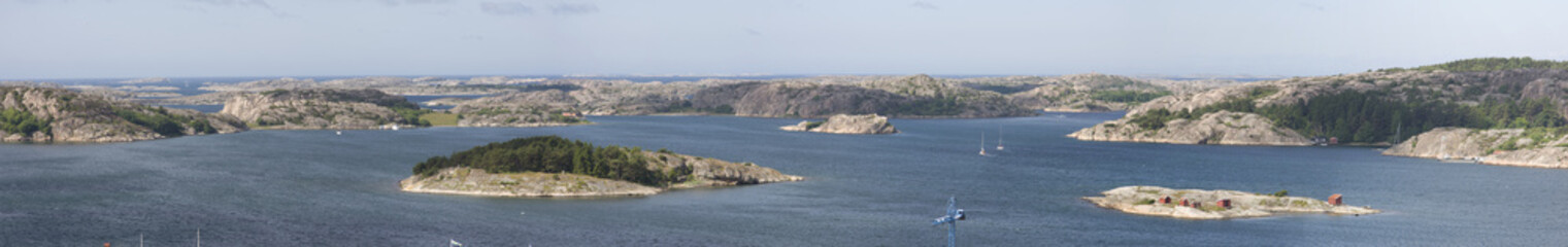 Fototapeta premium panorama von den küsten schwedens