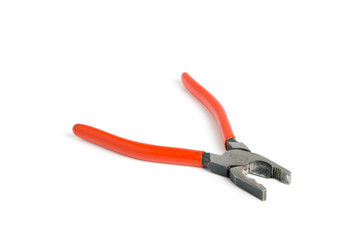 Pliers. Isolated on white background.