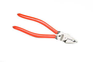 Pliers. Isolated on white background.