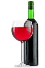 Wine concept with gradient background