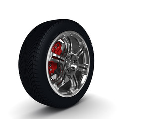 Obraz premium Car Wheel