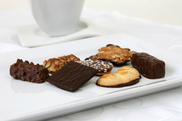 Kaffeepause mit Gebäck