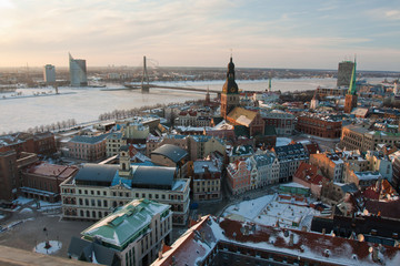 Fototapeta na wymiar View on Riga town