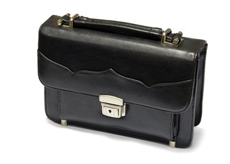 black business briefcase