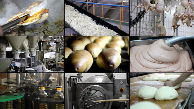 Food industry multiscreen