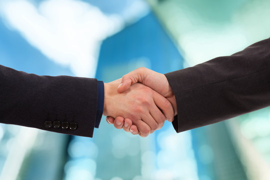 Businesspeople handshake