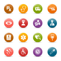 Colored Dots - Medical Icons